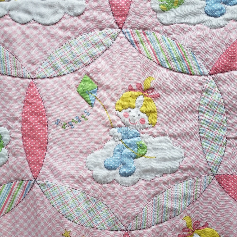 Handmade Baby Blanket / Quilt - Little Girl